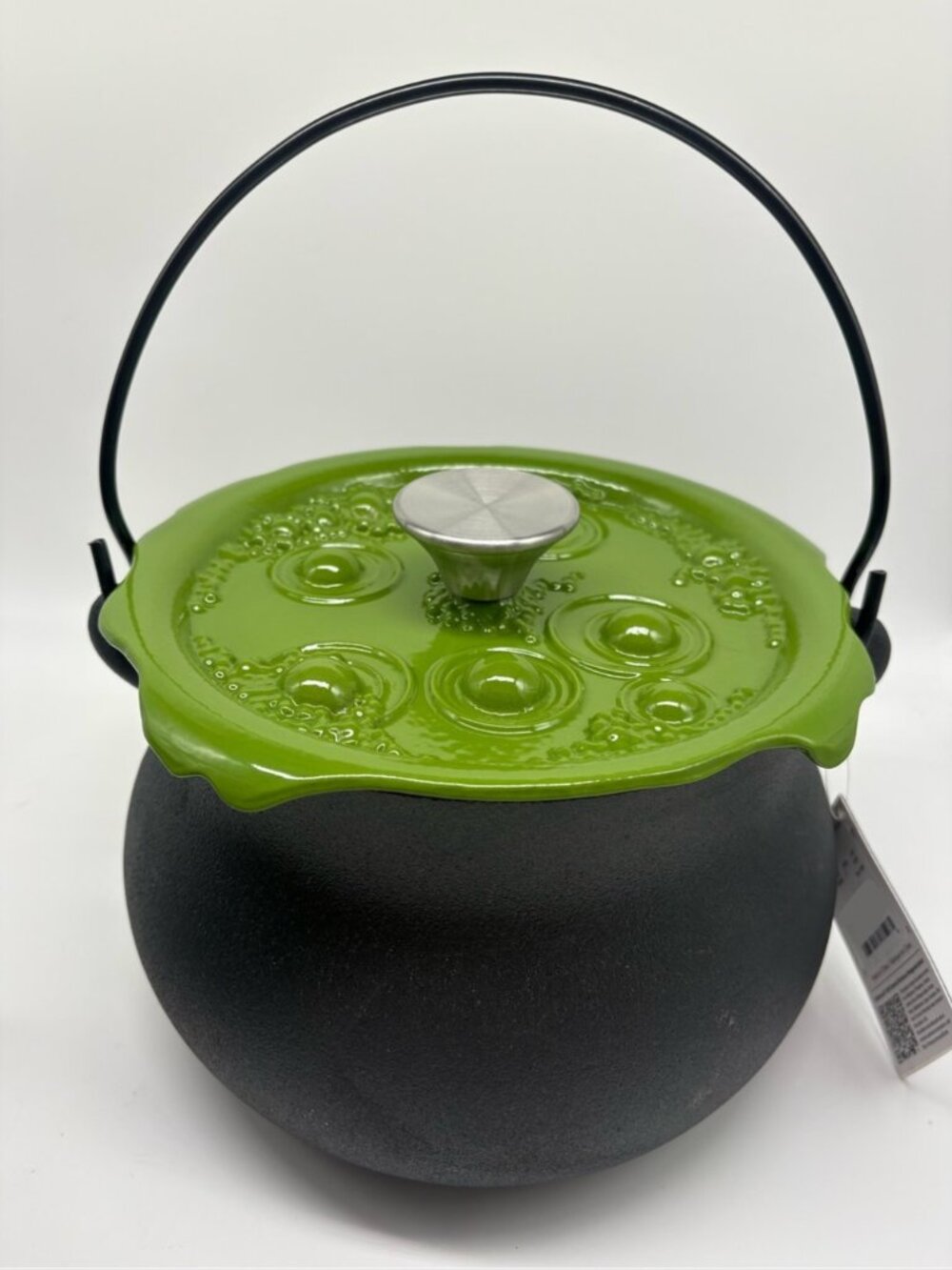 4qt Smith and Clark Halloween Cast Iron Green Bubbling Lid Very Rare Exclusive